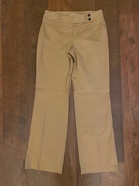 LOFT Julie Straight leg Khaki Pants 4